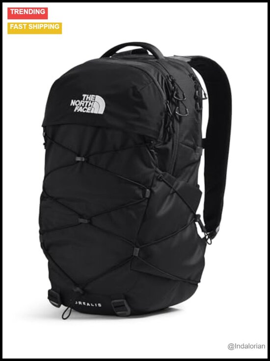 Water Repellent Laptop Backpack with Bungee System and Ergonomic Support